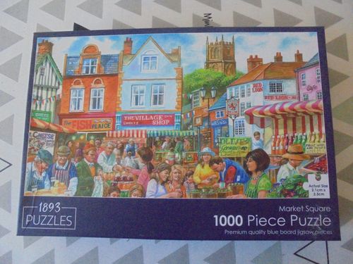 MARKET   1000 PIECES  GOOD PUZZLE — image 7