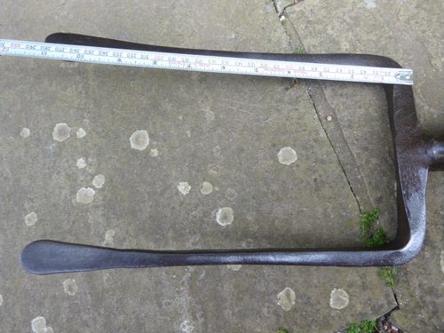 Vintage Garden T Handle 2 Prong Clay Fork . YARDLEY ELEPHANT  "wontbuckle" brand — image 15