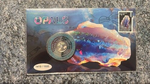 PNC Australia 2025 Opals Medallion with real opal chips Coloured Limited Ed 1500