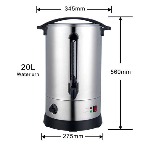 10/20/30 Litre Electric Stainless Steel Catering Water Boiler Tea Urn Commercial