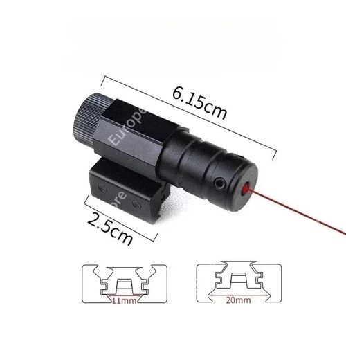 Red Laser Dot Sight Scope Air Gun 20mm Rail Mount Tactical Rifle Pistol Hunting — image 2