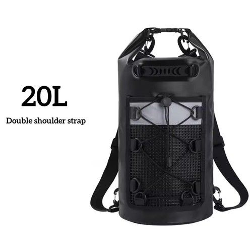 20L Waterproof Dry Bag Backpack 500D PVC Floating Ocean Pack Kayak Camping
