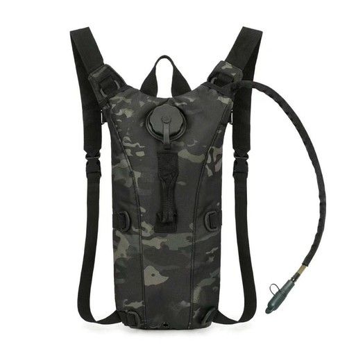 3L Military Hydration Pack Backpack Bag With Water Bladder For Running Cycling