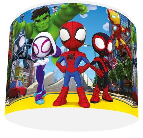 SPIDEY & HIS AMAZING FRIENDS  Ceiling Light Shade ,Stick Lamp or Bundle Reusable