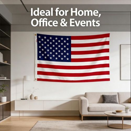 USA American National Flag 5X3FT Independence Day Football World Cup Fan Support — image 7