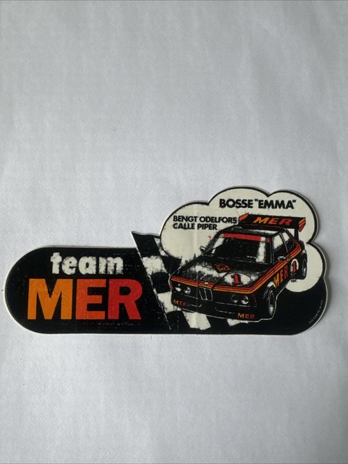 Vintage Team MER Rally Sticker  — image 1