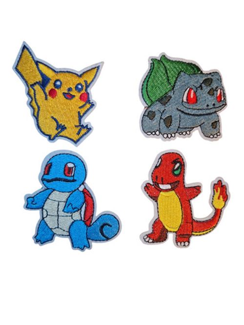 Pokemon Iron On Patch Embroidered Sew on Iron On Transfer Fancy Dress Pokemon Go