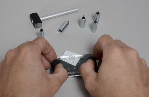 RP Toolz - Hexagonal Punch and Die Set - RPTHPD — image 4