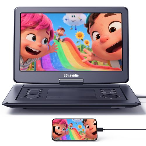 19" Full HD Portable DVD Player with 16" Swivel Screen HDMI Battery Multi-format — image 17