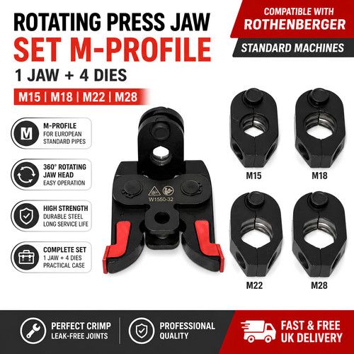 Rotating M Profile Press Ring Set M15 M18 M22 M28 for Rothenberger Standard