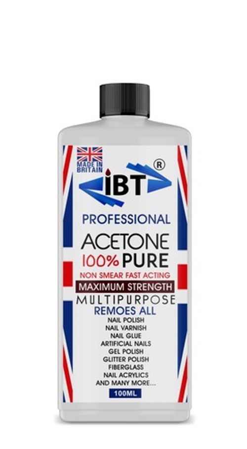100% Pure Acetone Superior Quality Nail Polish Remover UV/LED GEL Soak Off UK