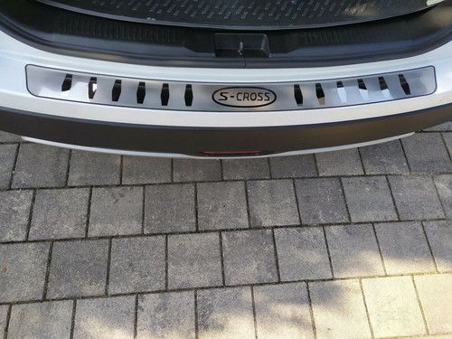For Suzuki SX4 S-Cross Accessories Car Door Sill Rear Bumper Protector 2013-2019