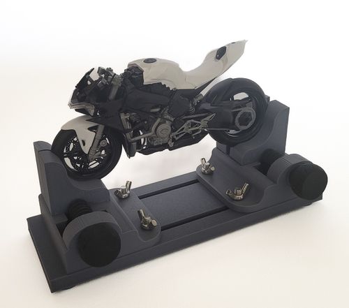 Motorcycle Model kit berth stand for 1/12 Scale Cradle Bike Adjustable build jig — image 4