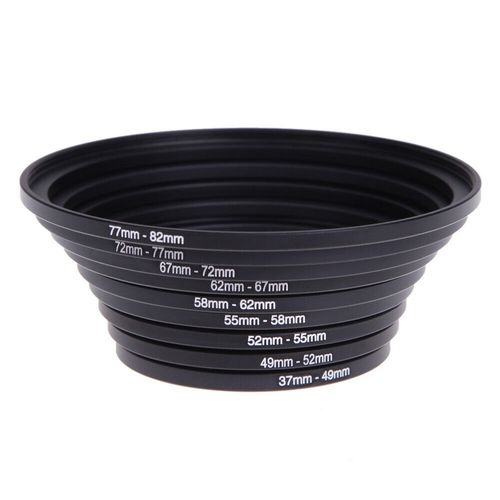 18pcs 37-82mm Step Up & Step Down Filter Adapter Ring Set For DSLR Camera Lens — image 7
