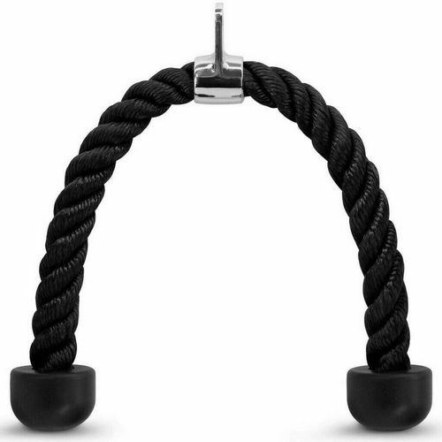Gym Tricep Rope Pull Down Cable Attachment Handle Multigym Home Train Lat Bicep — image 1