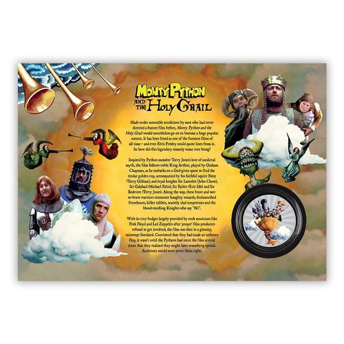 Monty Python Stamps Medal Cover from Royal Mail Royal Mint — image 2