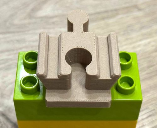 Pack of 8 x Duplo Wooden Train Track Adaptors – Brio/Lillabo/Bigjigs/Playtive — image 3