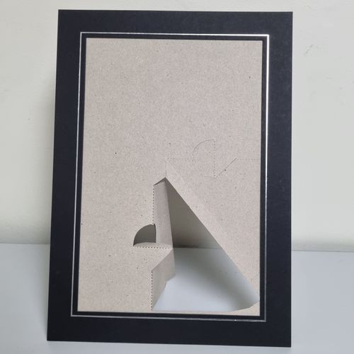Black & Silver Photo Strut School Cardboard Mounts Frame multi sizes available — image 5