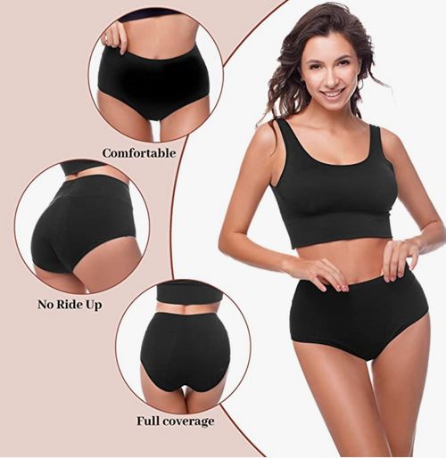 Incontinence Underwear Pants Washable Reusable S-5XL Absorbent Black Nude UK — image 3