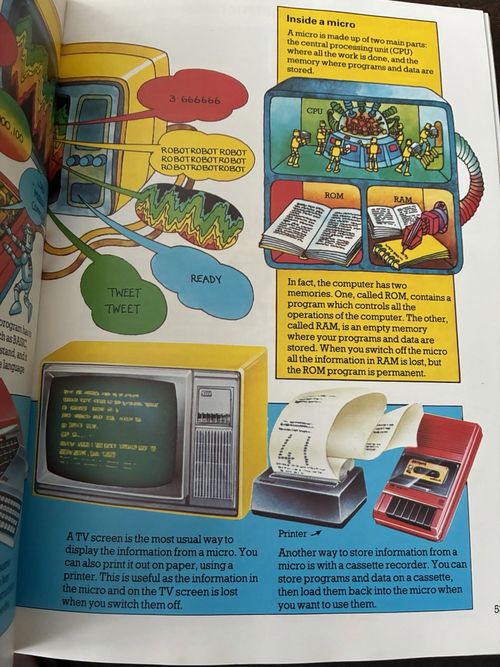 Usborne The Beginners Computer Handbook , 1983 , HB , Acorn Sinclair C64 Apple — image 4