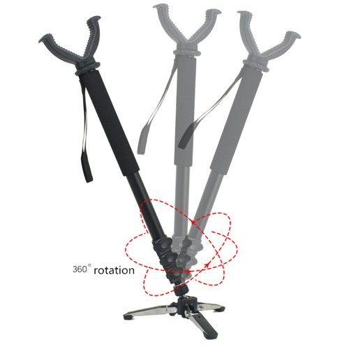 Hunting Shooting Rest Adjustable Stick Gun Shooting Stick For Rifle Hunting Tool