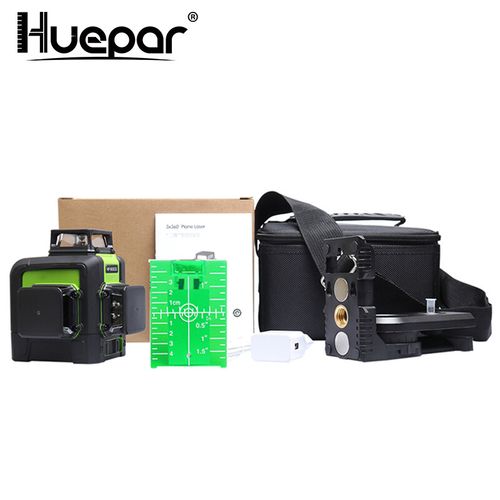 Huepar 3D Laser Level Cross Line 12 Lines Self Leveling+Receiver+143cm Tripod — image 3