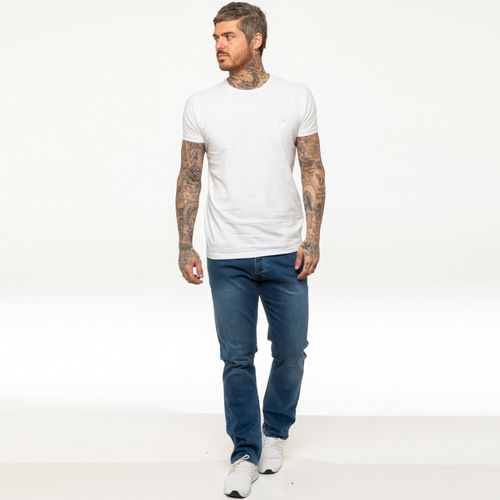 Enzo Straight Leg Jeans Mens Regular Fit Stretch Denim Trouser Pants All UK Size — image 7