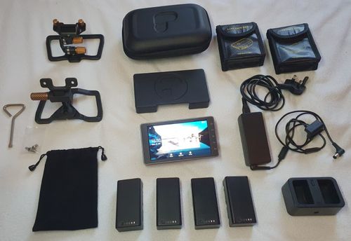 DJI CrystalSky CS550 5.5 1000-Nit Drone Monitor 5x WB37 Batteries Mavic Mount — image 12