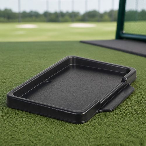 Practice Accessory Sturdy Golf Ball Tray Portable for Hitting Mat Side, Golfers — image 3