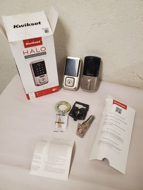 *MISSING HARDWARE* Kwikset HALO Satin Nickel Keypad Smart Lock Deadbolt 99390001