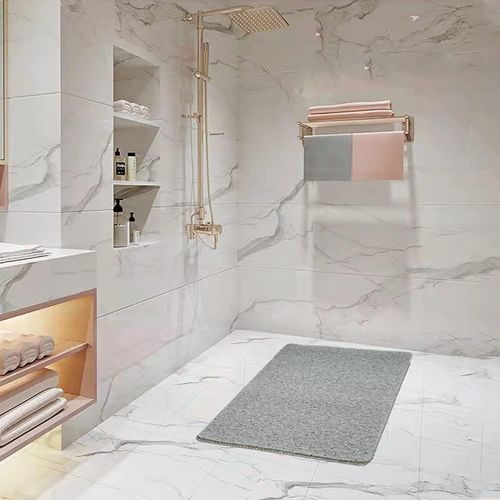Loofah Shower Mat Non Slip Anti Mould PVC Bath Mat Quick Dry Washable Bathroom — image 4