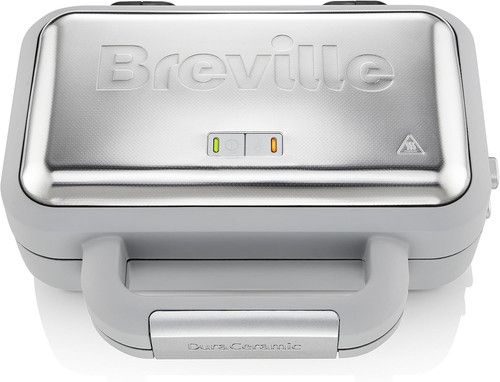 Breville Duraceramic Waffle Maker | Non-Stick and Easy Clean Waffle Iron with De