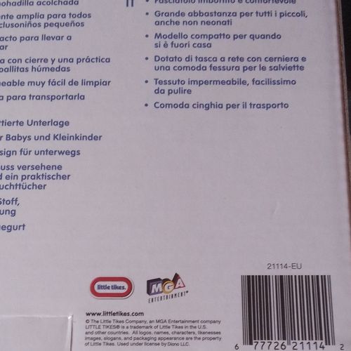 Little Tikes Travel Changing Mat Portable Waterproof Padded Wipeable 21114-EU — image 3