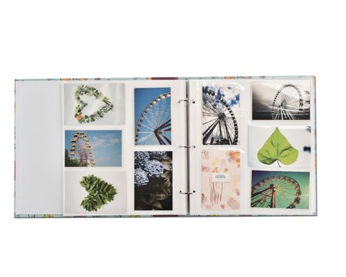 Large Slip In Pockets 3-Ring Binder Photo Album Holds 500 6x4" / 15*10cm Photos — image 9