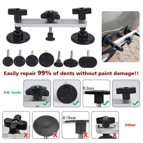PDR Tools Car Paintless Kit Dent Puller Lifter Repair Removal Hail Tabs Glue Gun — image 14
