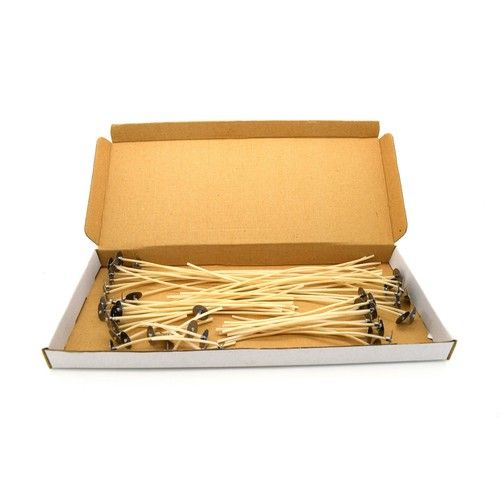 22 cm / 8.5 inch High Quality Pre Waxed Wicks With Sustainers For Candle Making
