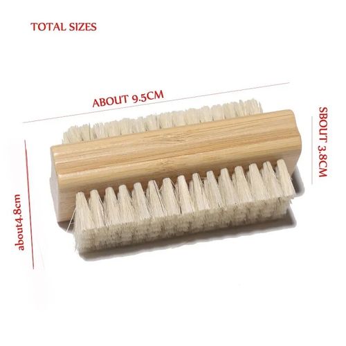 Wooden Nail Cleaning Brush Double Sided Hand Nail Scrub Brush UK — image 7