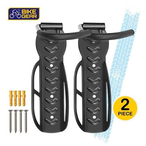 Bike Storage Wall Mount Hook Steel Bicycle Rack Garage Hanger Holder Stand UK
