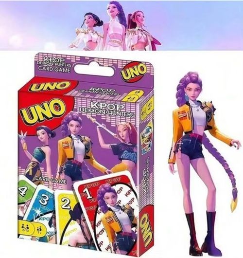 K-Pop Demon Hunters UNO Card Game Family Games, Kids Party UK Stock |💥Fast Post
