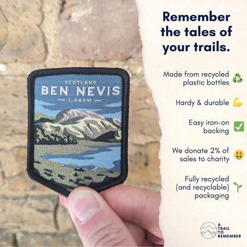 Ben Nevis Patch | Mountain & Summit Completer's Patch / Badge | Gift for Hikers — image 3