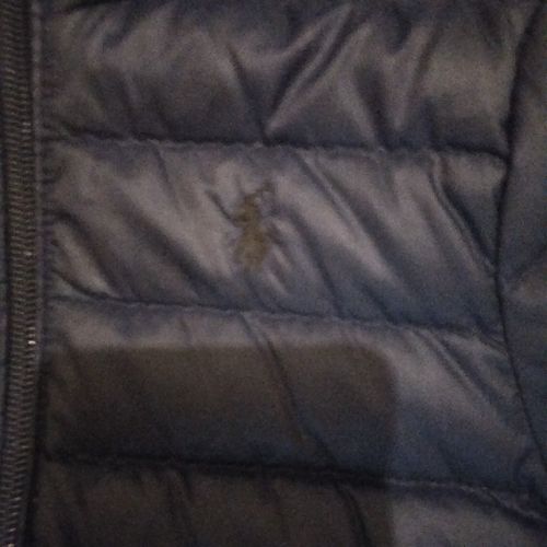 POLO Ralph Lauren infants down puffer hooded jacket navy blue age 3 years — image 4