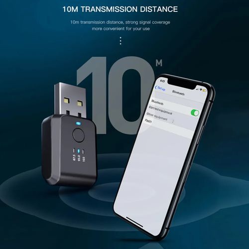 Bluetooth 5.0 Wireless Car FM Transmitter AUX Stereo Audio Receiver Adapter UScy — image 6