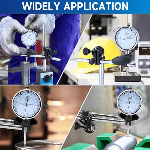 Dial Test Indicator DTI Gauge with Magnetic Base Stand Clock Gauge & 22PC Probes — image 10