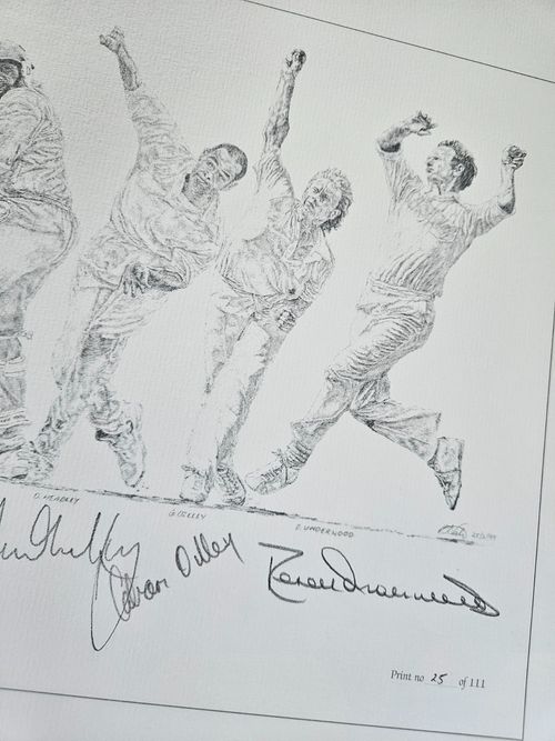 A Kent XI for all seasons -  Signed Print — image 2