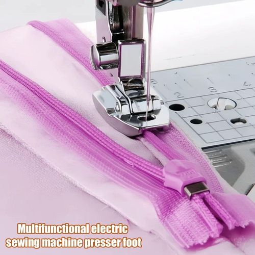 Concealed Invisible Zipper Zip Foot Sewing Machine Presser Snap On — image 3