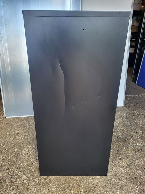 Office Black Filing Cabinet |  4 Drawer Steel Storage Lockable Unit - 132cm Tall — image 10