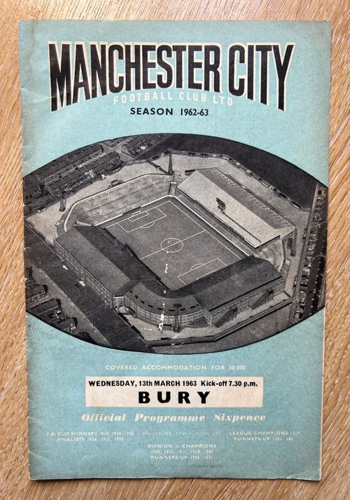 10 Vintage Manchester City Programmes 1952–1964 Maine Road Football Bundle — image 10