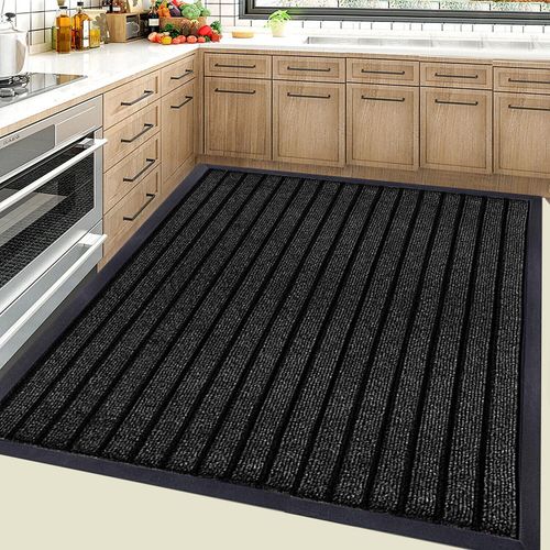 Non Slip Rubber Door Mat Heavy Duty Washable Rug Indoor Outdoor Welcome Door Mat — image 4