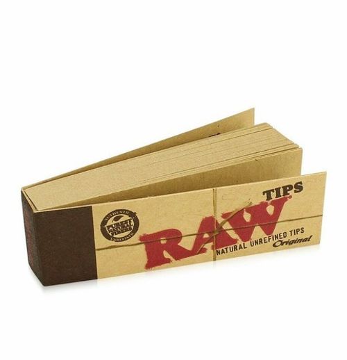Genuine Raw Tips Rolling Paper Roach Book Filter Original Unbleached Authentic 