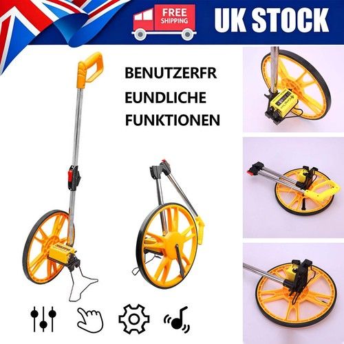 Distance Measure Wheel Road Measuring Tape Meter Trundle Walking Surveyor Land